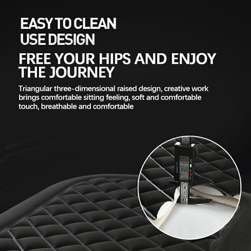 Unbranded Universal Car Seat Cushion Pad Comfort Seat Protector Memory