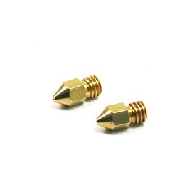 POPESQ® #A4705 Nozzle 3D Printer 0.4 mm MK8 1.75 mm Brass Pack of 2