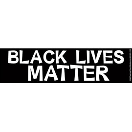 Syracuse Cultural Workers Black Lives Matter Anti-Racism BLM Movement Large Magnetic Bumper Sticker Decal Magnet 11-by-3.25 Inches