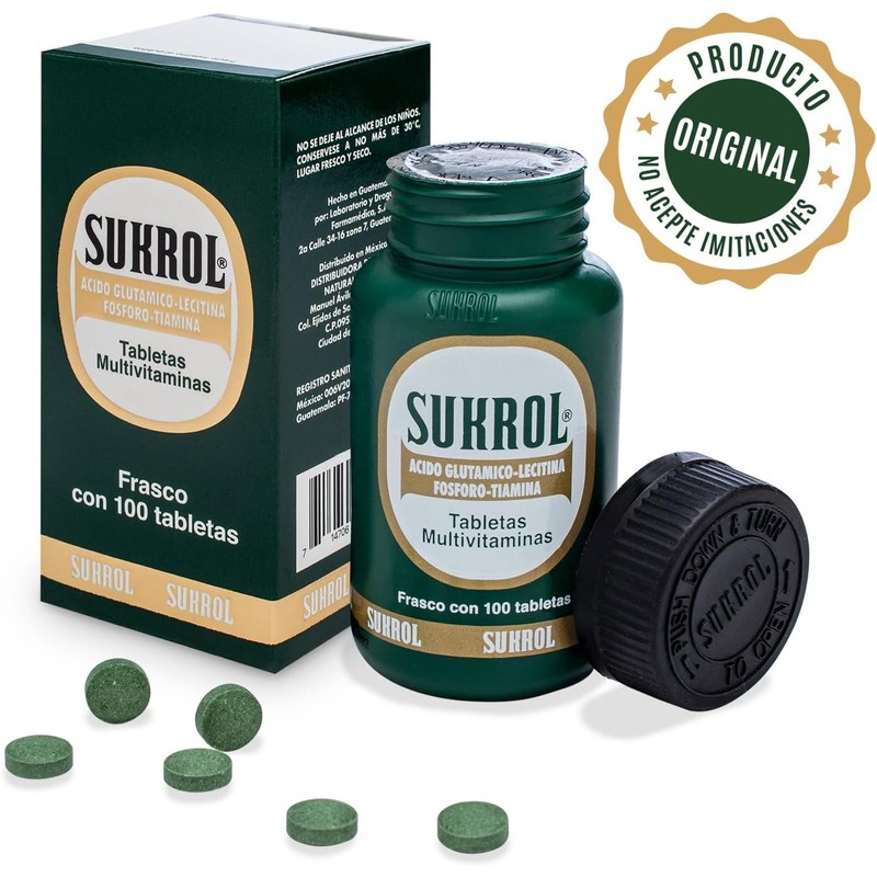 Sukrol Brain Health & Focus Dietary Supplement – 100 Tablets