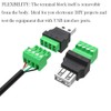 PENGLIN Pack of 4 USB 2.0 Type A Male Female
