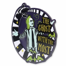 Beetlejuice Ghost with The Most Embossed Metal Magnet - Fun Beetlejuice Magnet - Great Gift Idea
