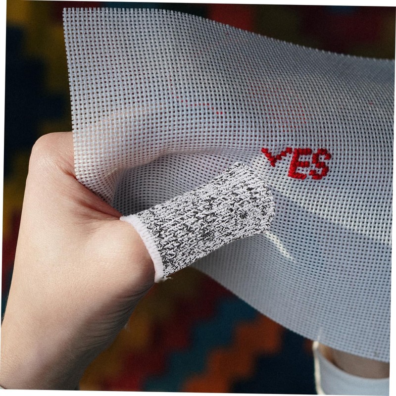 Healeved 60pcs Fingertip Protectors Cut-resistant Finger Cots Finger Sleeve Guards