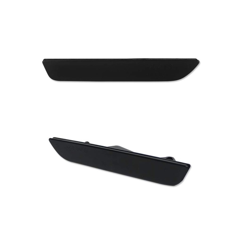 JDMTECH Smoked Lens Red LED Lamps Rear Bumper Side Marker