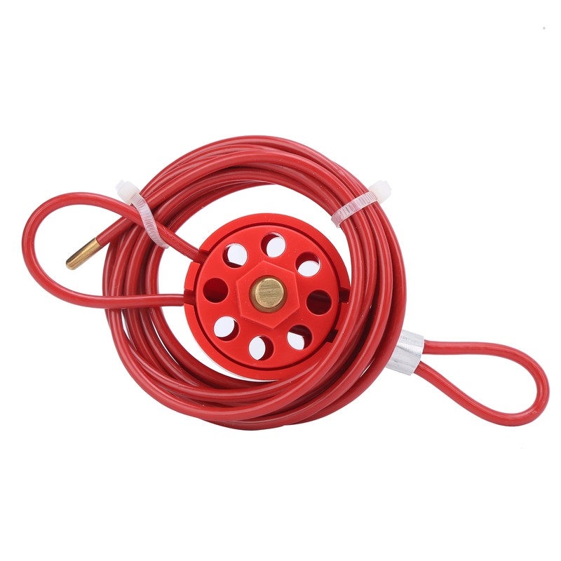 Cable Lock Kit Adjustable Insulation Universal for Valve Red Energy