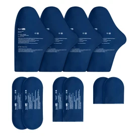 SuzziPad Replacement Ice Gel Packs(10-Piece Set), S/M