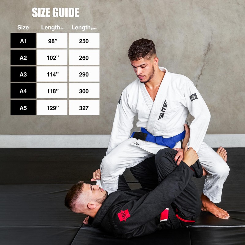 Elite Sports Brazilian Jiu Jitsu BJJ Cinturones, Azul, A5