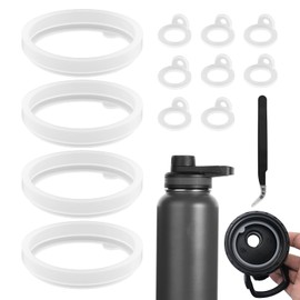 Saycker 17pcs Seal Ring for Water Bottle Gasket Set Lid,Ring Replacement (17)