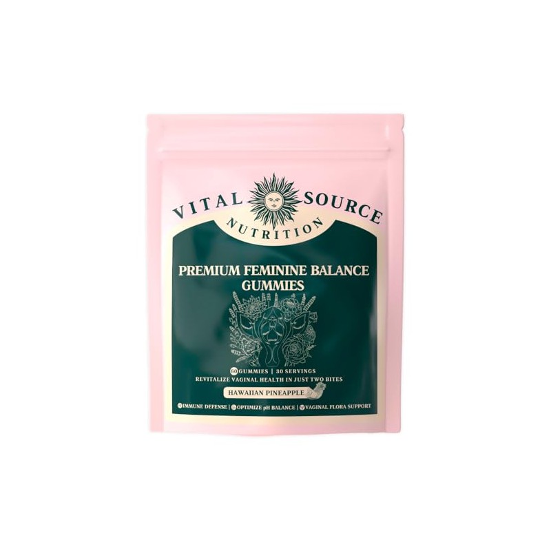 Vital Source Nutrition Gomitas Equilibrio Femenino Salud Bienestar Mujer Apoyo