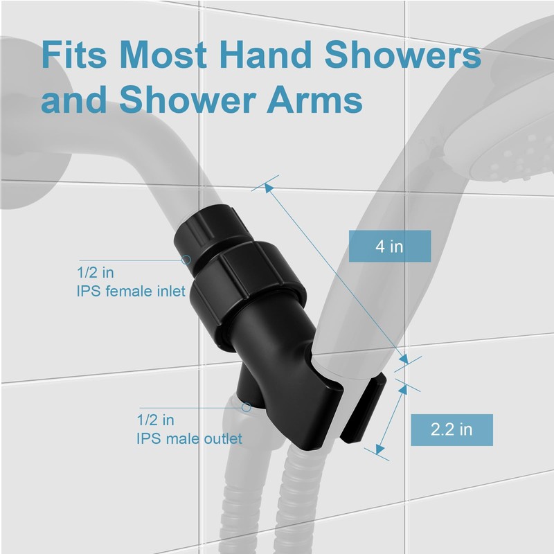 OFFO Shower Head Holder for Handheld Shower Head, Adjustable Shower