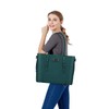 MOSISO Laptop Bag for Women, 17.3 inch Waterproof Vintage PU