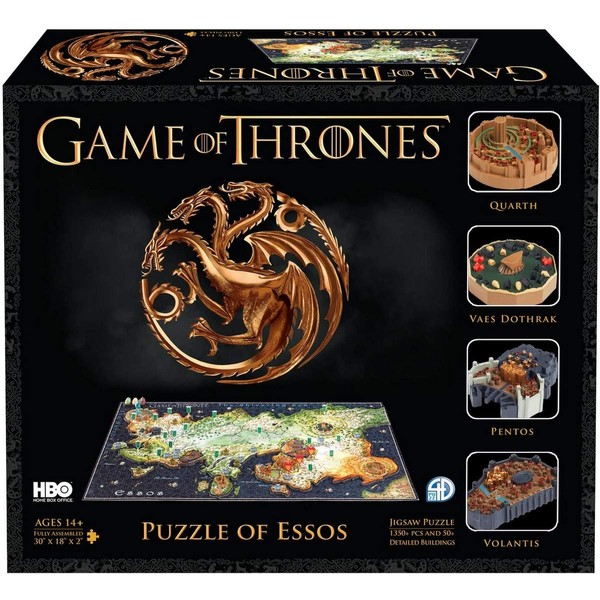4D Cityscape Game of Thrones (GoT) 3D Puzzles (3D Map Puzzle of Essos)