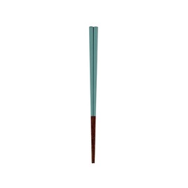 Tanaka Chopsticks Store REPOS Children's Chopsticks Turquoise, 7.1 inches (18 cm), Wooden, Easy to Knob, Non-Slip, Dishwasher Safe, Made in Japan, Non-slip Chopsticks, Stylish, Cute, Simple Design,