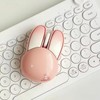 YOCUNKER Bluetooth Wireless Mouse, Cute Rabbit Shape【Blutooth+2.4G】 Portable Silent Optical
