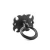 Renovators Supply Manufacturing Black Wrought Iron 3" Ring Cabinet Pulls