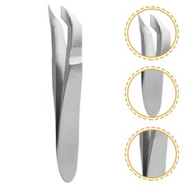CALLARON Nail Art Pliers Fingernail Scissors Nail Cutter Mini Tweezers Mini Cuticle Nipper Exfoliating Tool Mini Tool Nail Clippers Tool for Removing Nails