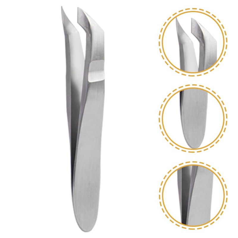 CALLARON Nail Art Pliers Fingernail Scissors Nail Cutter Mini Tweezers