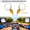 RATCHROLL 1 Set Universal Motorcycle Rear View Mirrors Adjustable Bar