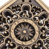 Copper Floor Drain Squared Retro Large Flow Odor Proof Shower