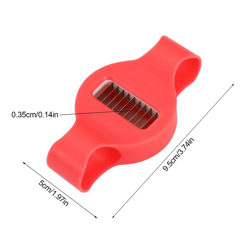 Multifunction Bean Slicer, Green Bean Frencher Tool, Stainless Steel Shredder
