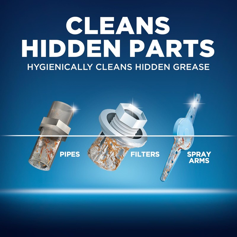 Finish In-Wash Dishwasher Cleaner: Clean Hidden Grease and Grime, 3