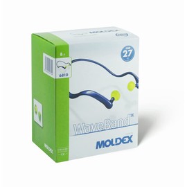 Moldex Waveband 1K Ear Protectors with SNR 27dB with Interchangeable Plugs, Pack of 8