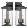 Darkaway Outdoor Wall Lights for House,2pcs Exterior Lighting Fixtures Wall