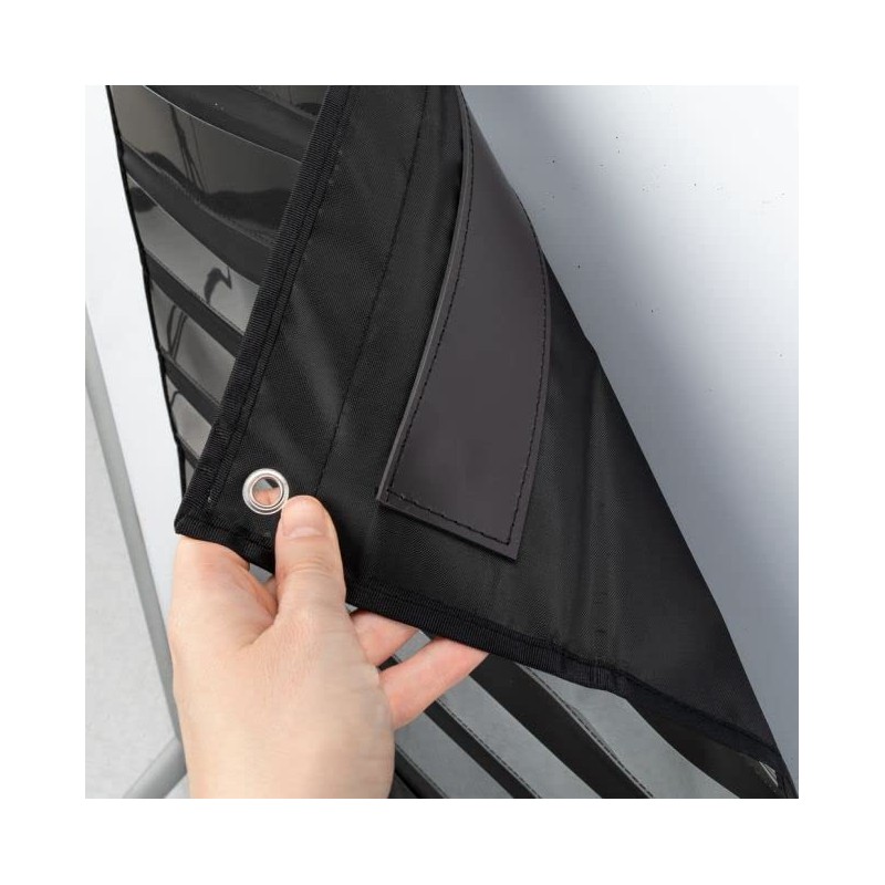 Really Good Stuff Large Rectangle Pocket Chart Black - 1