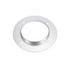 PATIKIL 4" Duct Connector Flange, Metal Straight Pipe Exhaust Flange