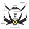 Yzpacc Tactical Helmet Chin Strap, Adjustable Dial, 4 Point Suspension