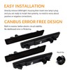 DERMOKA LED Side Marker Lights Front Rear Bumper Parking Signal