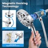 High Pressure Magnetic Shower Head with handheld - 10 Spray