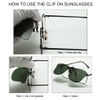 Long Keeper Polarised Sunglasses Clip for Glasses Wearers, Polarised Sunglasses