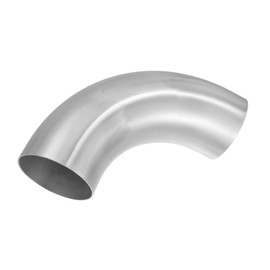 VekAuto Universal 90 Degree Bend Elbow Intercooler Pipe Air Intake Tube, 4" OD, 102mm OD, Leg Length 4", 100mm Leg Length, 6061 Aluminum Alloy, Silver Tone Auto Accessories