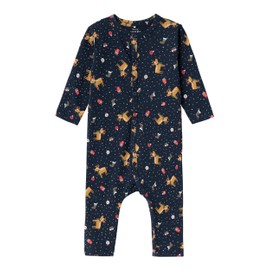 NAME IT Unisex Sleepsuit, Dark Sapphire