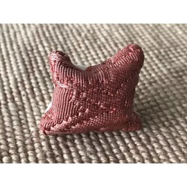 Pat Tyler Dollhouse Miniature Bed Sofa Chair Pillow Cushion Bolster Pink 1208