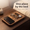 Walnut Wood Valet Tray, Key Tray Organizer, 11.8 x 7.8