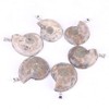 BOGEEL Natural Ammonite s Pendant Jewelry Silver Tone Ammonite s