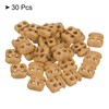 PATIKIL Cord Locks, 30 Pack Oval Spring Toggle Stopper for