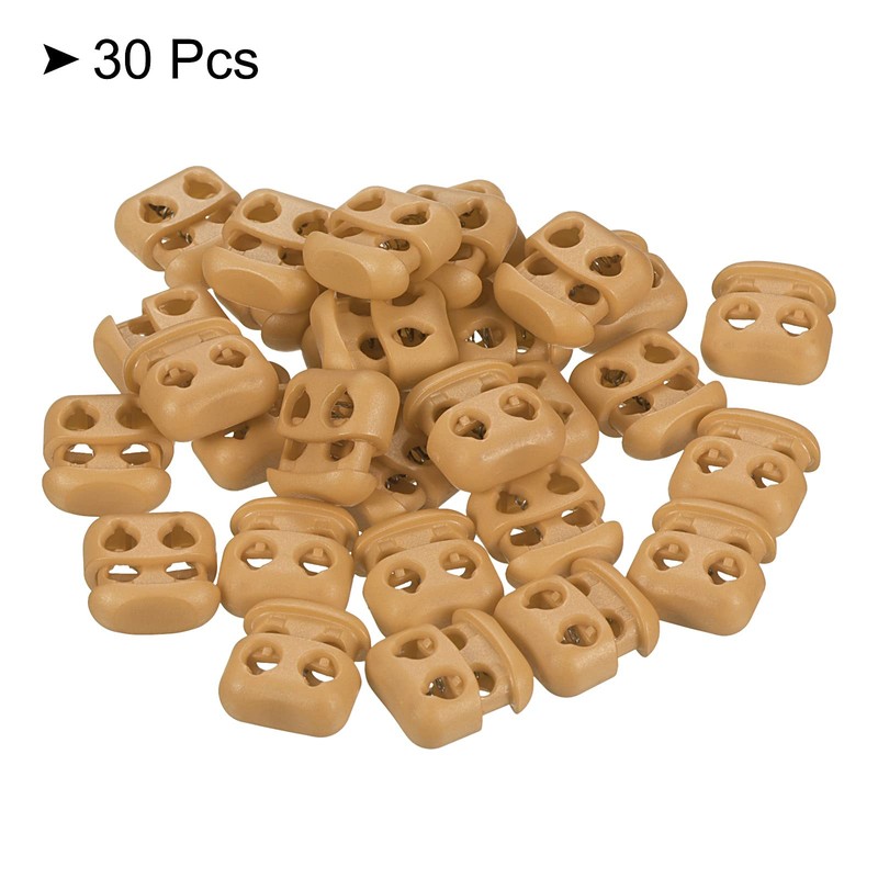 PATIKIL Cord Locks, 30 Pack Oval Spring Toggle Stopper for