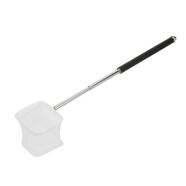 Adjustable Stainless Steel Mini Fishing Net for Shrimp Aquarium Tank 20-57.5cm, Lightweight Portable Accessories for Small Fish, (Square Net)