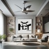 3/4x72` CEILING FAN DOWNROD NICKEL