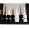 16-inch Premium Backgammon Set - Medium Size - Black Board,