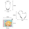 Large Easter Cookie Cutters - 5 pieces Cookie Cutters Shape