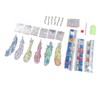 DIY Diamond Feather Bookmark Lightweight Delicate Bend Resistant Beaded Page