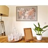 Aryllis A4 Photo Frame, Rustic Brown, U.K. Manufactured, Free-Standing and