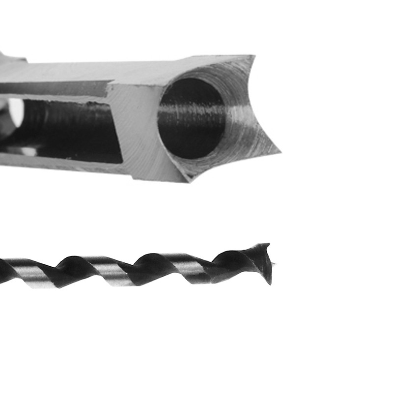 ENET 10mm Mortice Square Hole Saw Auger Drill Bit with