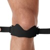 Banding Cushion Knee Brace Sports Exercise Support 1pc Gray
