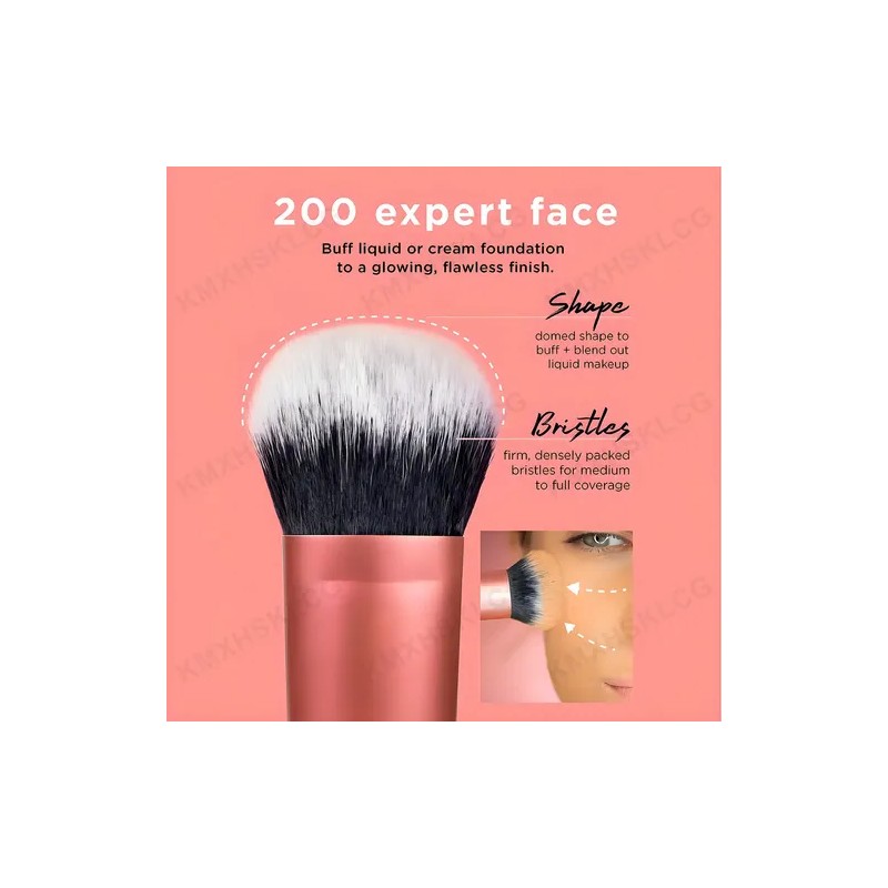 Set de 4 Pinceles de Maquillaje Suaves Para Acabado Natural