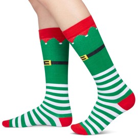 Zmart Christmas Gifts Stocking Socks For Kids- Little Elf Socks Xmas Stocking Stuffers For Kids Girl